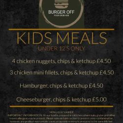 The New Oak Menu